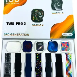 I60 Suit Extreme 12in1 Set Smart Watch Big 2.3inch HD Screen Dual Watch 9 Ultra 2 Earphone Wireless Charging