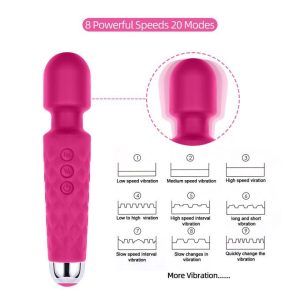 Cum Quick Sweet 20 Mode Magic Wand Vibrator r
